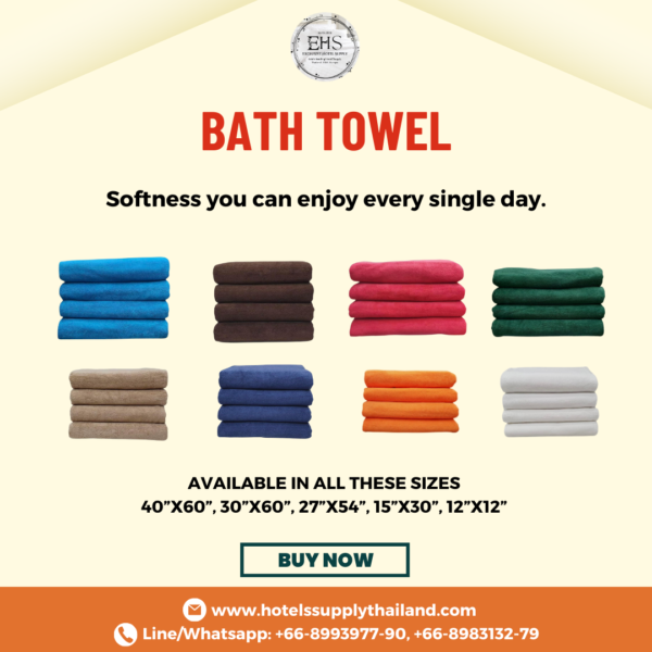 Hotel Supply Thailand, Towels, Bath Towel