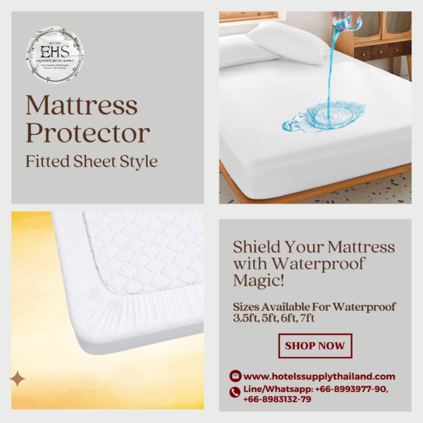 Mattress, Mattress Protector, Mattress Protector Waterproof, Hotel Supply Thailand