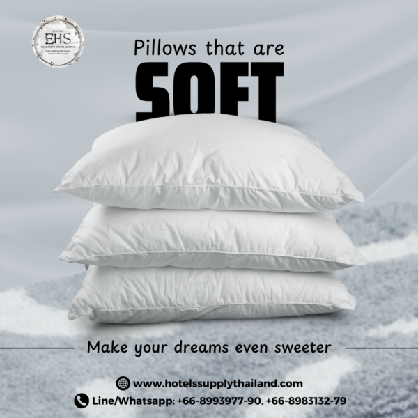 Pillow, Pillow Cover, Hotel Supply Thailand