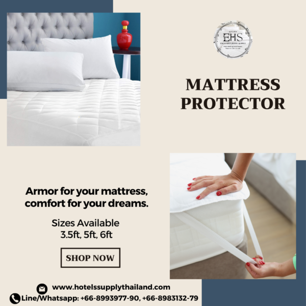 Mattress Protector, Waterproof Mattress Protector, Hotel Supply Thailand