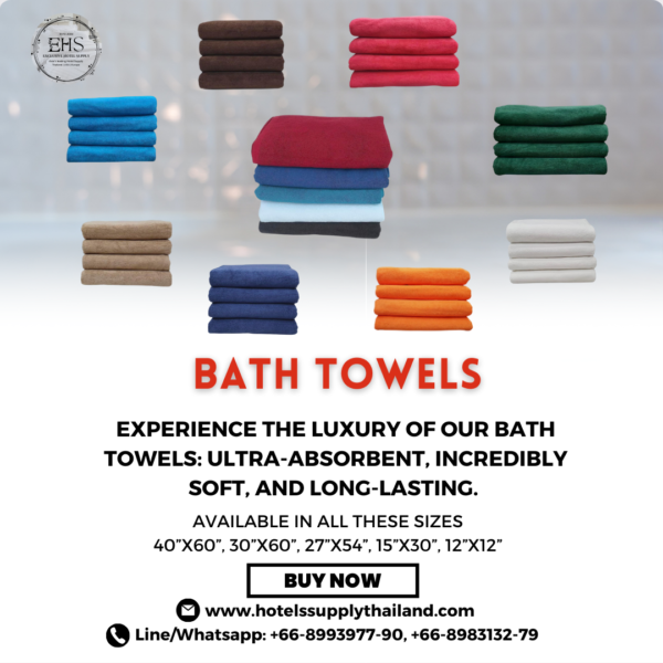 Hotel Supply Thailand, Towels, Bath Towel