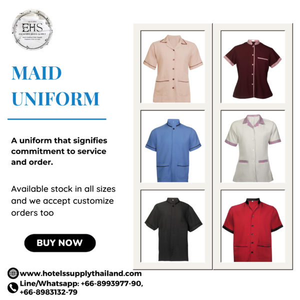 MaidUniform, Maid, HotelSupplyThailand