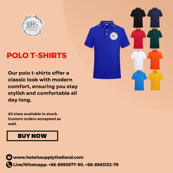 T-shirts, Polo-T-Shirts, HotelSupplyThailand