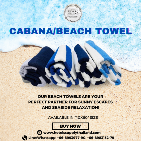 Pool Towel, Towel, Hotel Supply Thailand