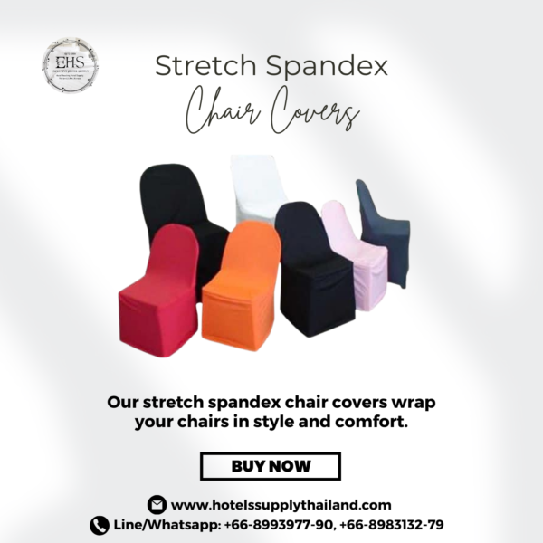 Chair Covers Fitted Spandex Hotels Supply Thailand