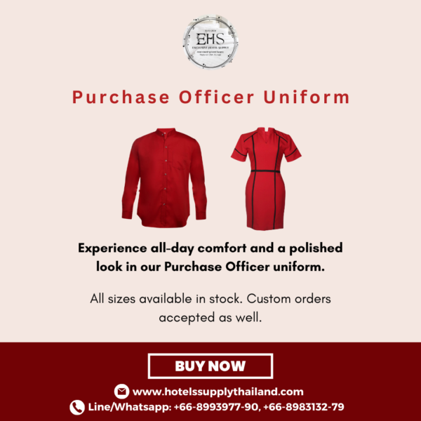 Uniform, PurchaseOfficerUniform, HotelSupplyThailand