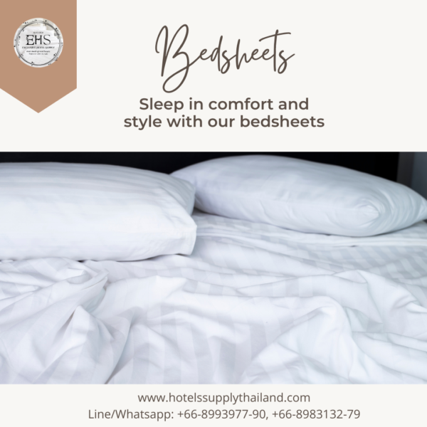 Bedsheet, Premium Bedsheet, Hotel Supply Thailand