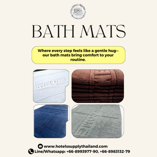 Mats, Rugs Mats, Bath Mats, Hotel Supply Thailand